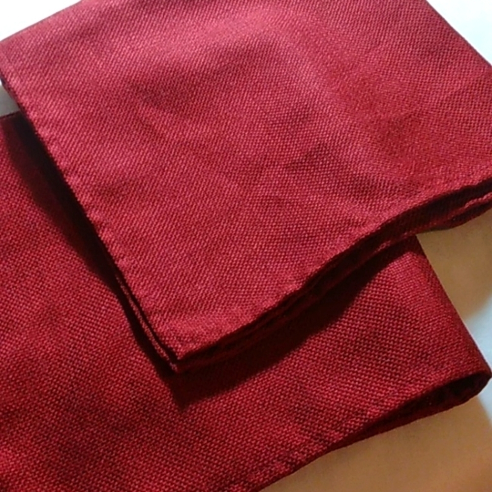 Set of 4 napkins and rings